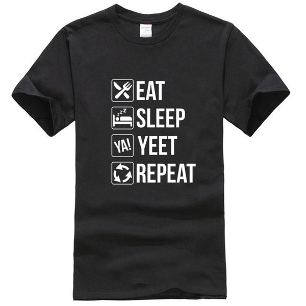 

funny eat sleep yeet repeat popular dance t shirt urban slang