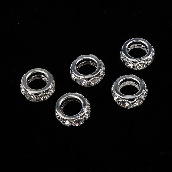

dread lock dreadlocks beads metal cuffs hair decoration filigree tube 5 pcs