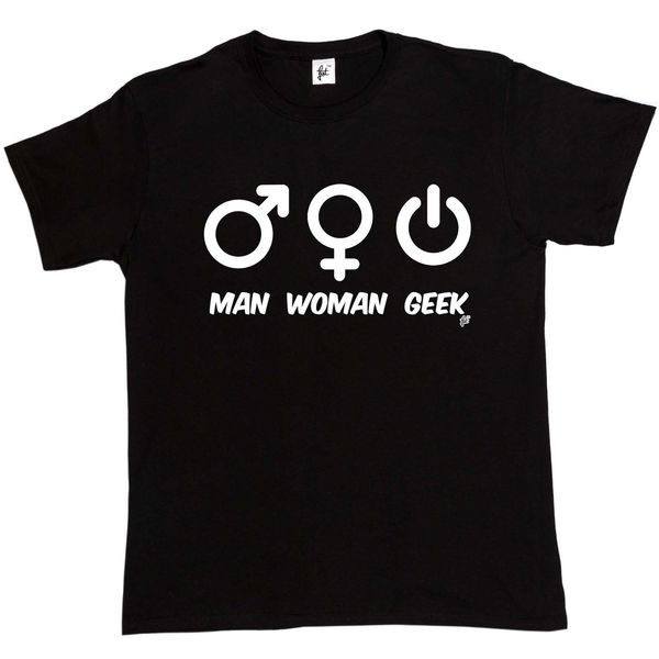 

2019 men fashion man woman geek symbol power button mens t-shirt tee shirt