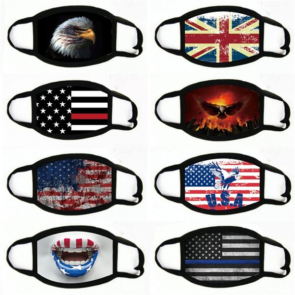 

new face masks keep america great 2020 mask the american national flag mask lives dustproof mask face masks#966, Black