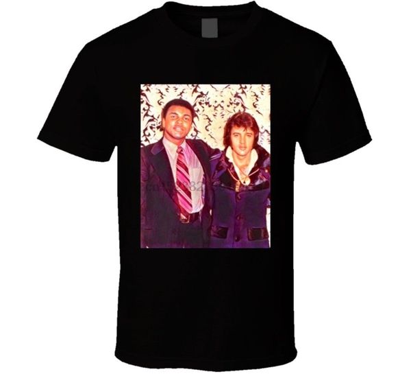 

muhammad ali elvis presley king of rock the greatest t shirt funny shirt
