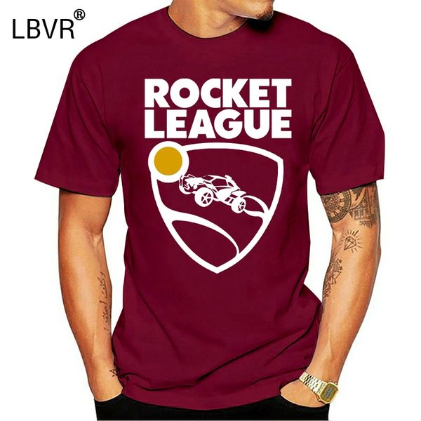 

rocket league football/soccer driving video game logo t-shirt - blue or black t shirt fashion classic