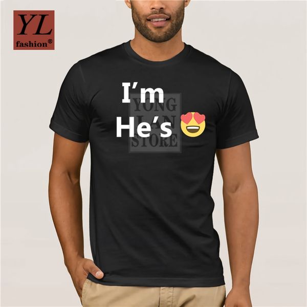

2020 summer fashion printed men s t shirt i'm he's t shirt