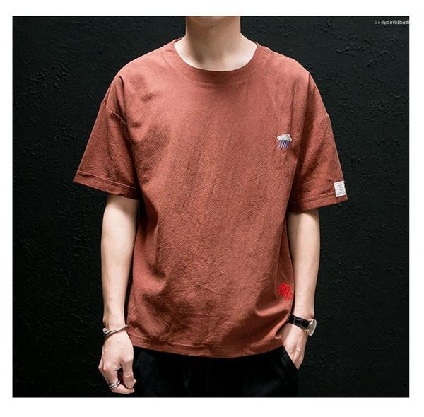 

teenager students mens tshirts summer print mens t shirts short sleeved crew neck male clothing simple, White;black