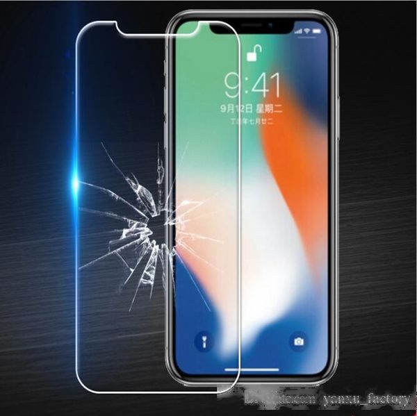 

9h clear tempered glass for iphone se 2020 11 pro max xs xr max x 8 7 plus 6 5s screen protector for samsung a51 huawei p40 film
