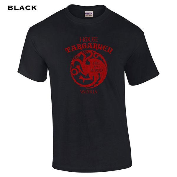 

084 house targaryen mens fantasy dragon game king thrones blood cool hip gift print t-shirt,hip hop tee shirt,2019 tees