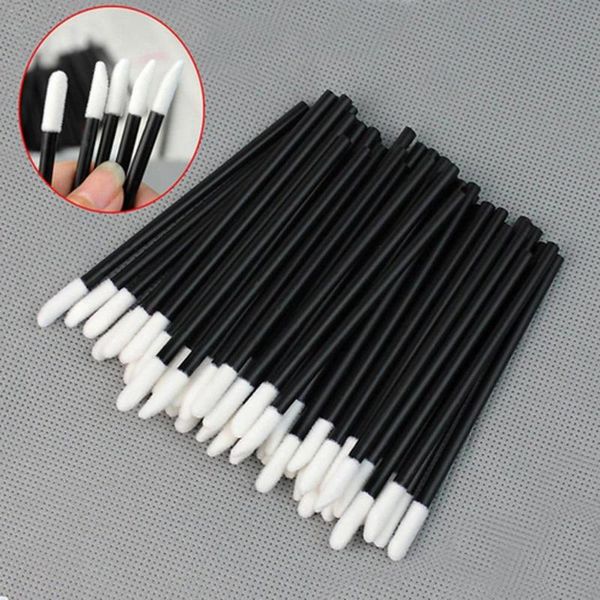 

100 pcs одноразовые кисти для губ косметика для макияжа губ кисти помада глянцевая eyeshadow палочки чистого аппликатор красоты инструменты