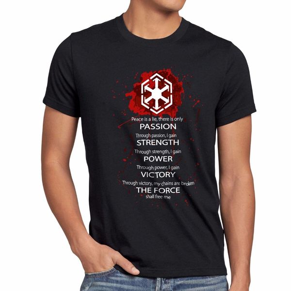 

2019 fashion sith code herren t-shirt lord ritter luke darth wars vader star maul o neck short sleeves t shirt