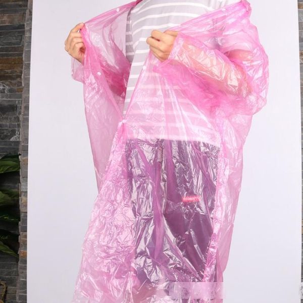 

thick single hiking disposable rainwear suit children use raincoat non-toxic safety outdoor poncho a519