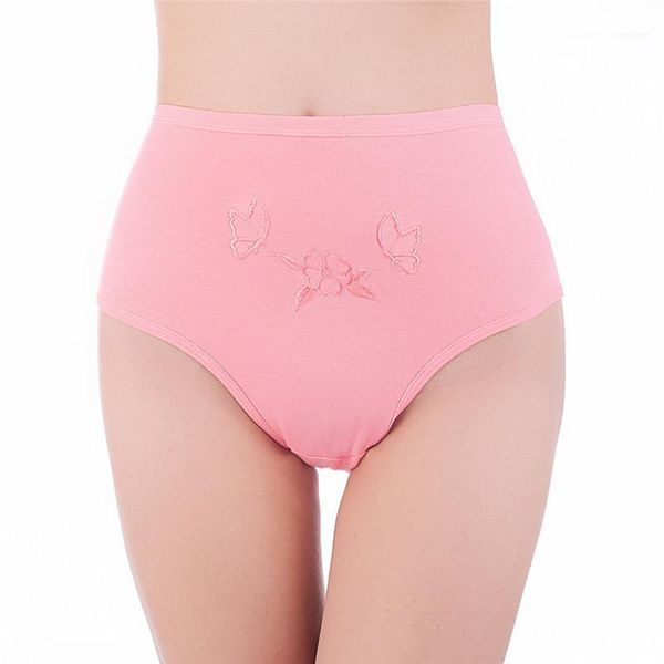 

одежда удобная underwears женщин конструктора трусы высокая талия живот цветочные вышивки sexy pure color женский, Black;pink