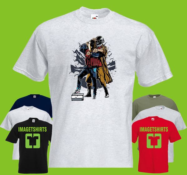 

back to the beat mens printed t-shirt mashup boombox future doc brown marty