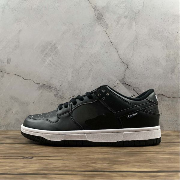 

authentic civilist dunk black low men women running shoes sb thermography smiling face thermal imaging outdoor sneakers with box size 36-45