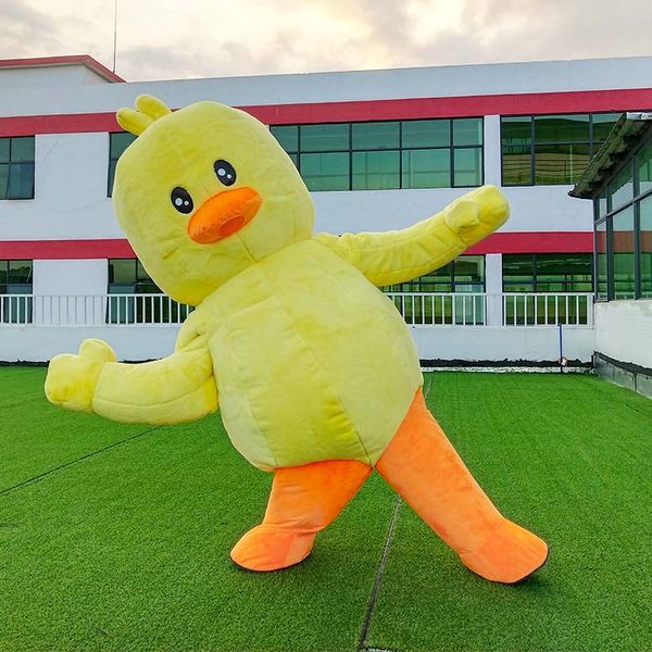 

ce funny mascots inflatable yellow duck costumes for sale