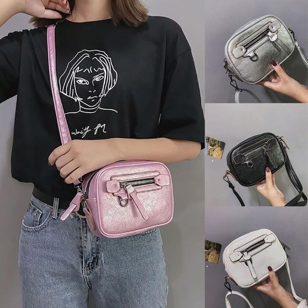 

ocardian women shoulder bags solid leather coin purse zipper bag casual bag hong kong style simple wild fashion phone