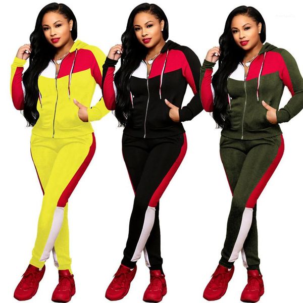 

champ women tracksuits autumn spring clothing sets women designer clothes big c, Gray