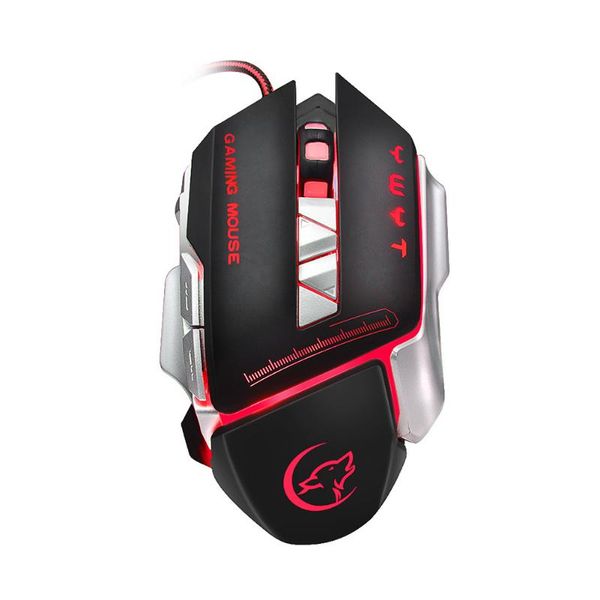 

rfid blocking game computer breathing light ergonomic mouse usb uv