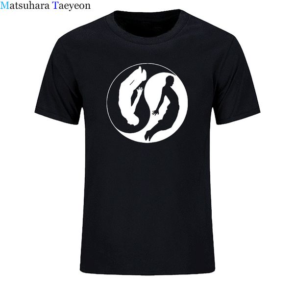 

мужчины с коротким рукавом рубашки футболки 2018 инь ян шаблон свободные топы тройники печать тенниски брендовой одежды xs-xxxl