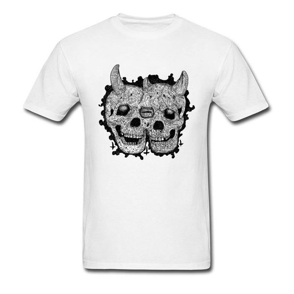 

черепа гот футболка люди футболка зло твин tshirt hipster tops хип-хоп tee 100% хлопок белого одежда drop доставка