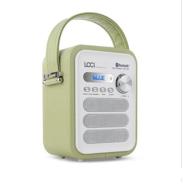

fashion new exquisite ibox p50 multimedia leather coated bluetooth speaker with fm radio tf/usb mp3 player wood portable music box subwoofer