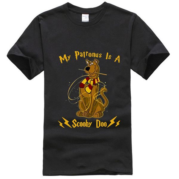 

brand my patronus is a scooby doo t shirt men short sleeve t shirt
