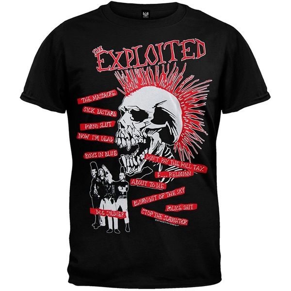 

exploited massacre мужская мода футболки