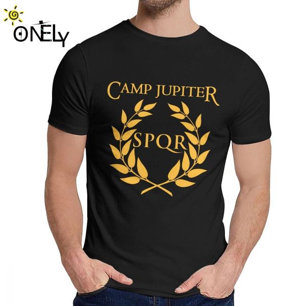 

мужской tee shirt spqr camp jupiter рик риордан перси джексон soft модные круглый шеи урожай ла camiseta