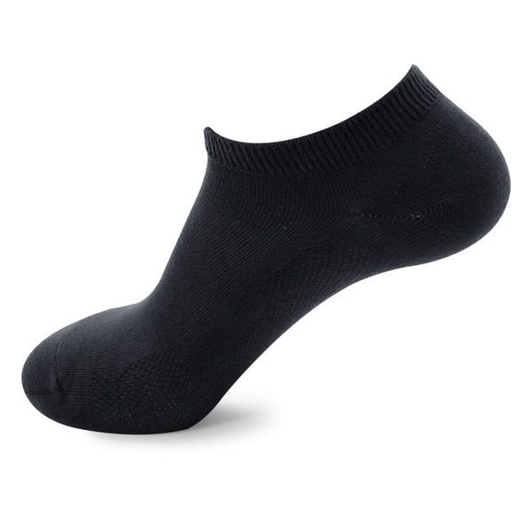 

men's socks bamboo fiber thin invisible in summer, Black