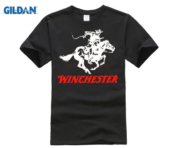 

t shirt crew neck men new winchester rifle men t shirt