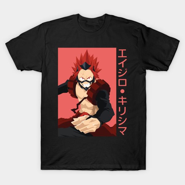 

мужчины футболка eijiro киришима (3) tshirt женщина t рубашка мужчина хлопок тройники хараюк