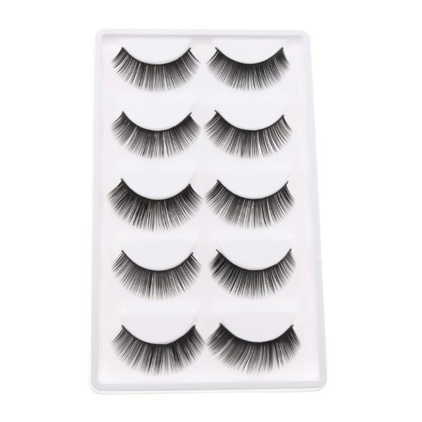 

false eyelashes 5 pairs long black eye lashes for 1/6 blythe 12inch dolls accessory
