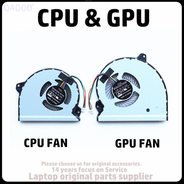 

fans & coolings fcn fj9u / fj9t for asus rog strix gl702vm cpu gpu cooling fan