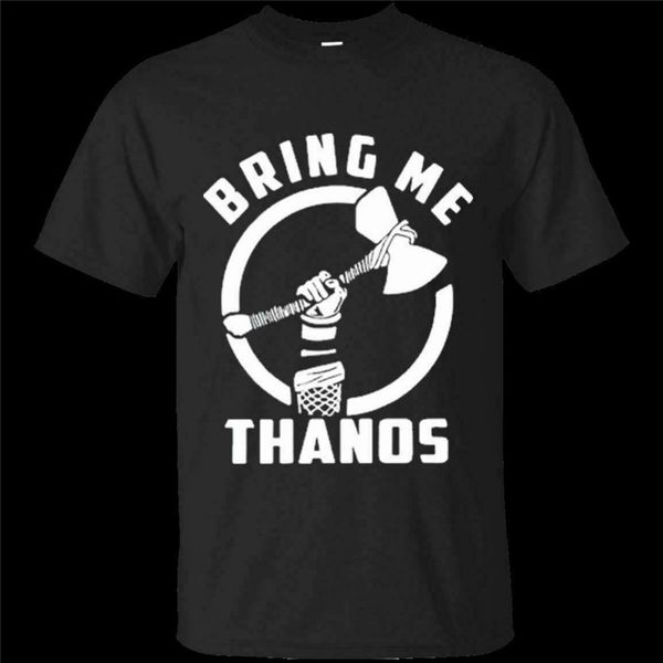 

endgame t-shirt new movie 2020 bring me thanos men-women black . tee shirt