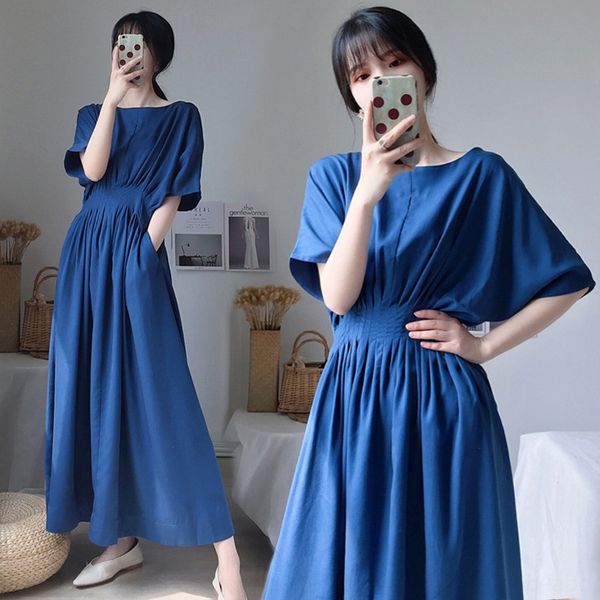 

2020 new french platycodon grandiflorum elegant slimming summer for women fairy new women's french women's dress first love mori s, Black;gray