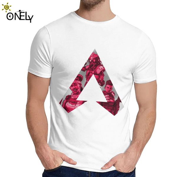 

t-shirt apex legends logo battle royale game 100% cotton picture custom man's o-neck cartoon print t shirt