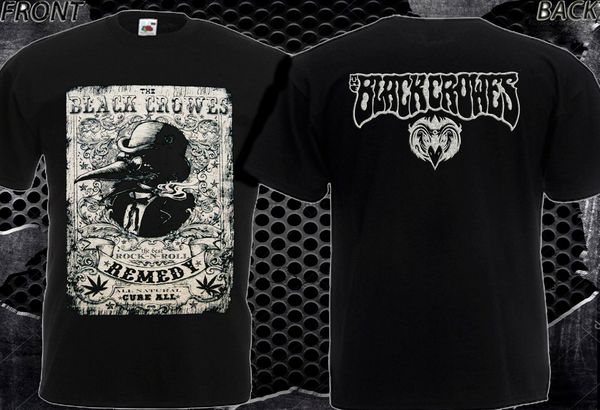 

black crowes remedy -new t-shirt mens-dtg printed tee size-s 7xl