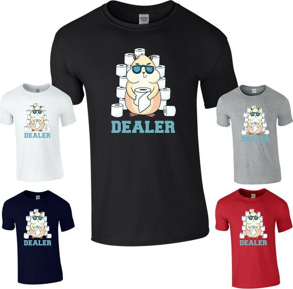 

hamster туалетной бумаги dealer тенниска карантин lockdown смешной лето unisex top