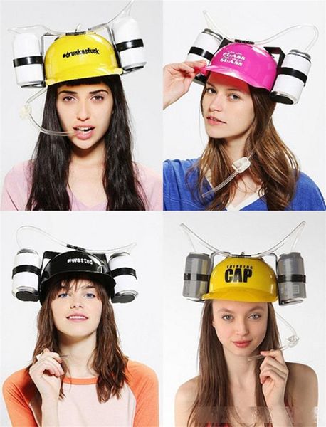 

lazy helmet beverage holder cap creative plastic drinking hat cosplay prop children gifts multi color 10ch c r