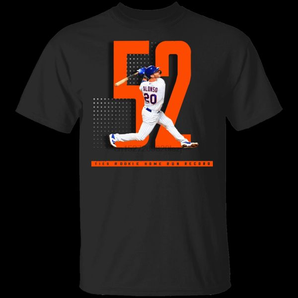 

new pete alonso hits 52 home run record black t shirt m xxxl