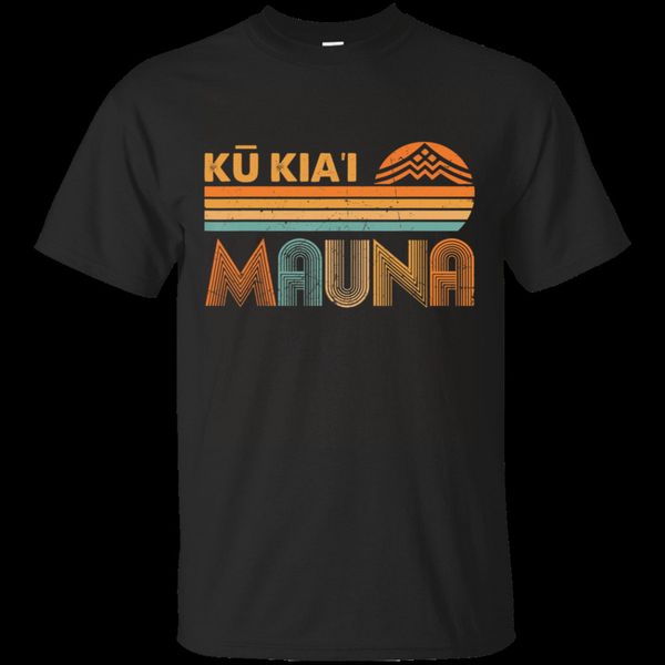 

men's ku kiai mauna - we are mauna kea kanaka maoli vintage retro t-shirt siz... christmas gifts tee shirt