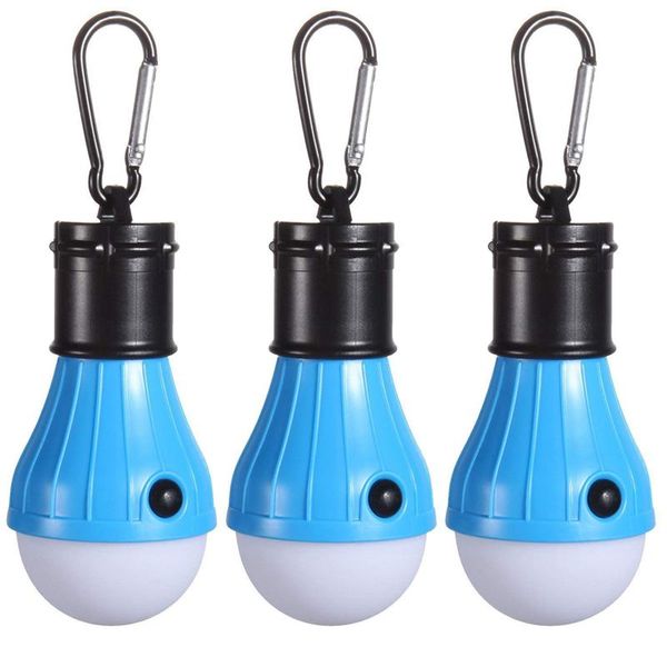 

portable lanterns (3pack)mountaineering buckle lantern emergency tent led light bulb for home, fishing, camping,backpacking and other ind