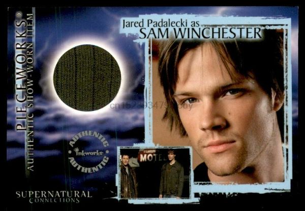 

2008 supernatural connections pieceworks #pw1 sam winchester t-shirt