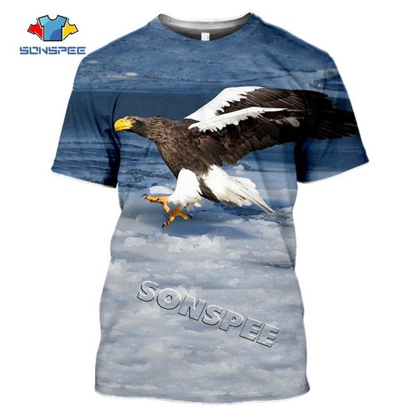 

falcon clothing animal eagle summer men hawk 3d print shirts kawaii aesthetic horror men clothing