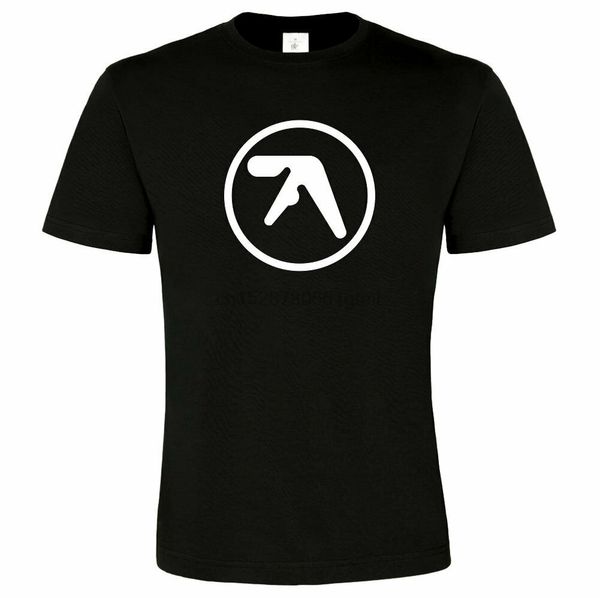 

new aphex twin logo white black mens t-shirt shirt s - 3xl