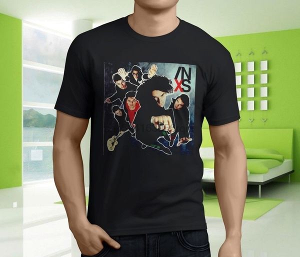 

new popular rare inxs mens black t-shirt s-3xl
