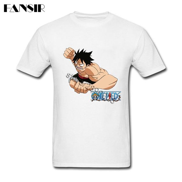 

one piece luffy short sleeved t-shirt boy harajuku tee shirt pure cotton o neck men t-shirt for team