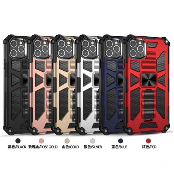 

for iphone 12 case hybrid shockproof armor stand case for iphone 12 pro max 11 pro max xs xr x 6 7 8 plus ring magnetic car holder cover
