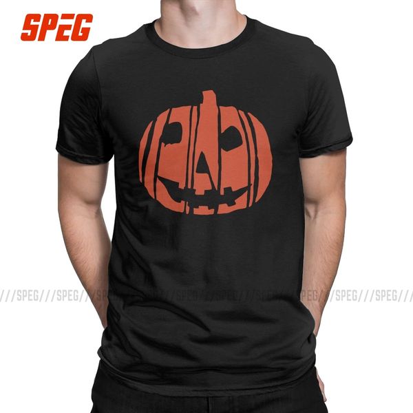 

men's t-shirt halloween pumpkin awesome cotton tee shirt short sleeve jack o' lantern t shirt o neck clothing summer