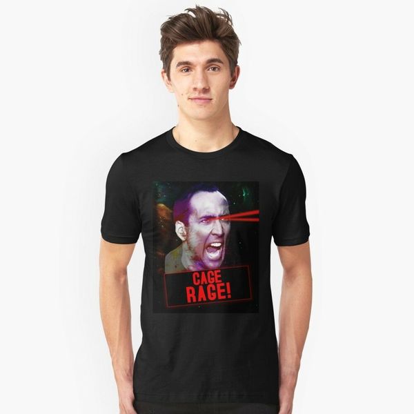 

nicolas cage rage men's black tees shirt clothing