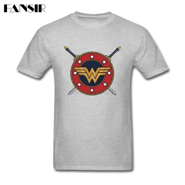 

cool t shirt male custom cotton short sleeve movie wonder woman family clothes men t-shirt