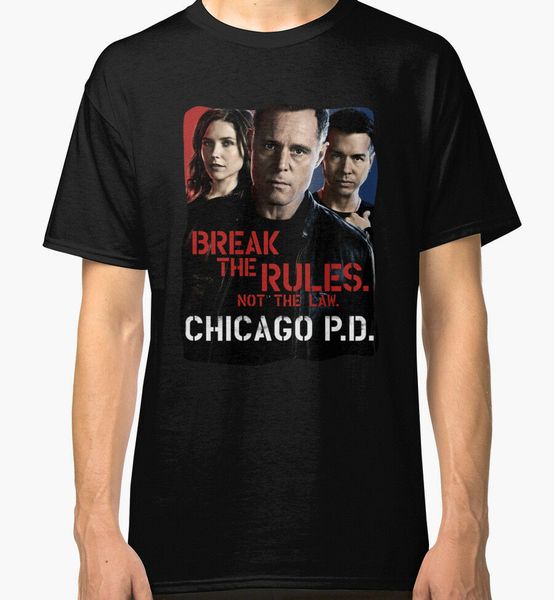 

chicago pd mens black t shirt size s-5xl personalized t shirt man 100% cotton men t-shirt clothes camisa